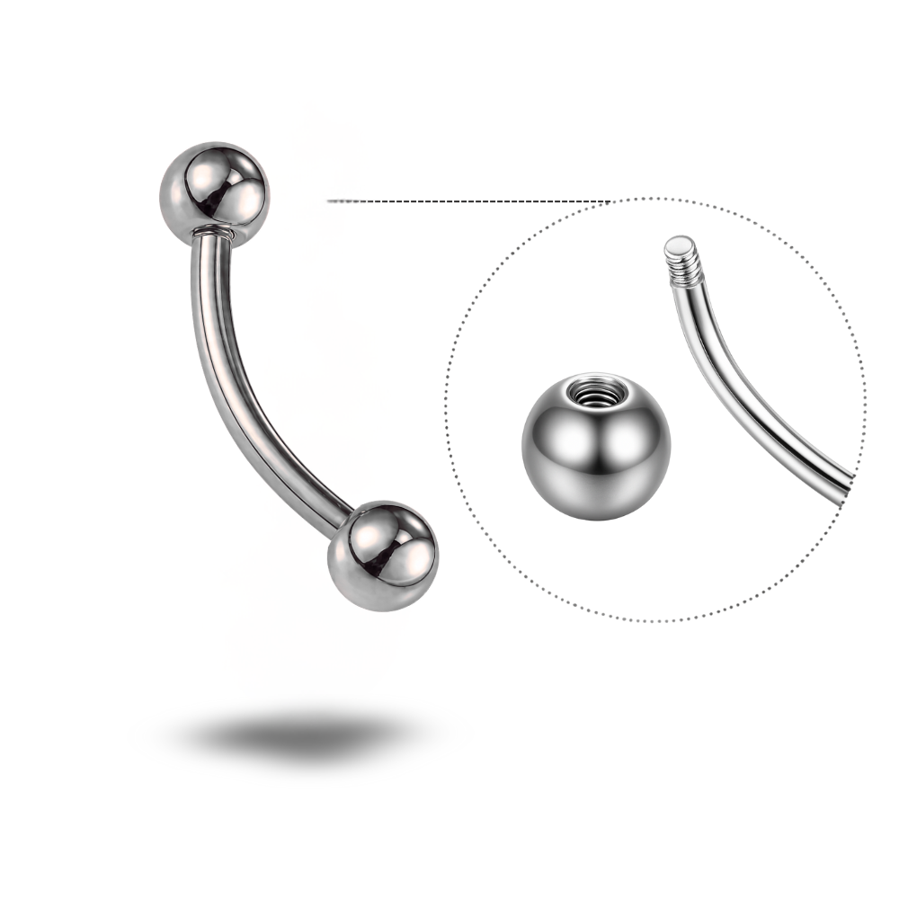 Titanium Barbell Belly Button Piercing