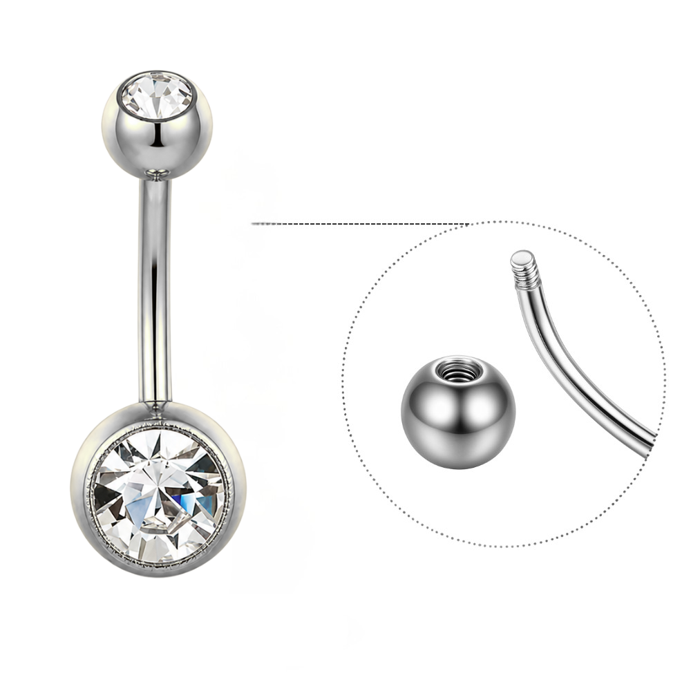 Titanium Navel Piercing