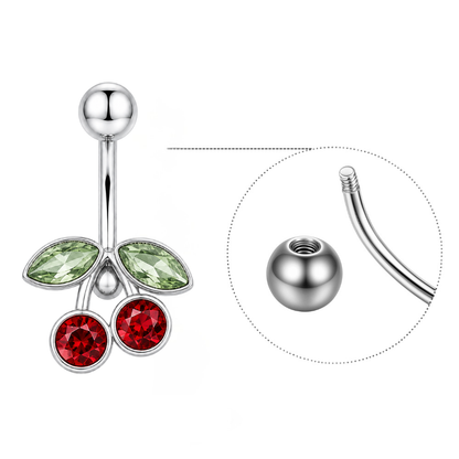 Cherry Navel Piercing • Titanium