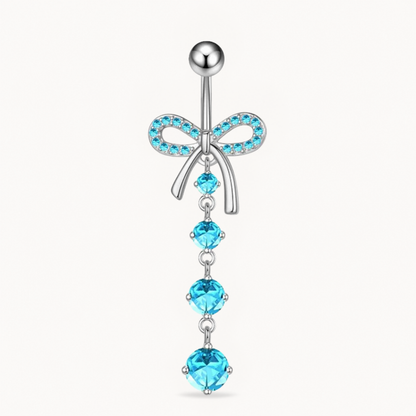 Bow Titanium Belly Button Piercing