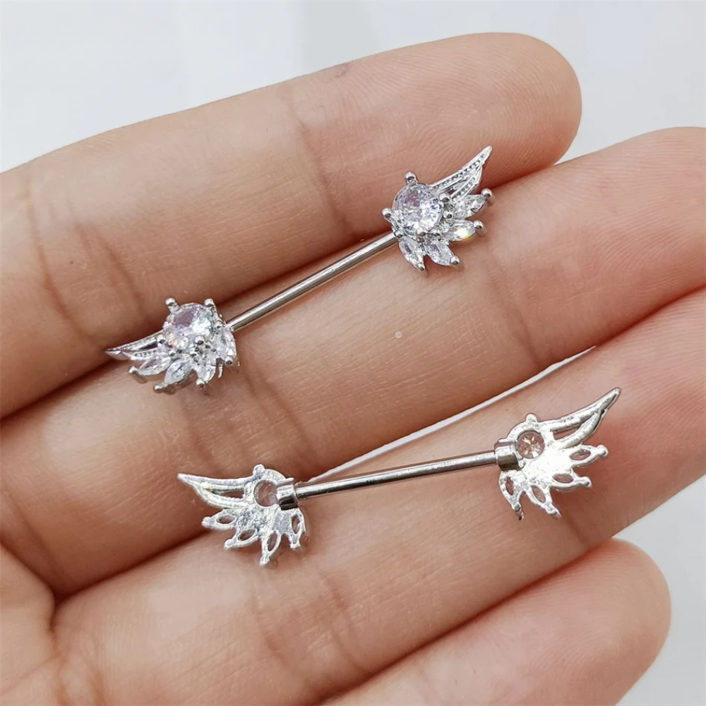 Angel Nipple Piercing • Titanium • 2 PCS
