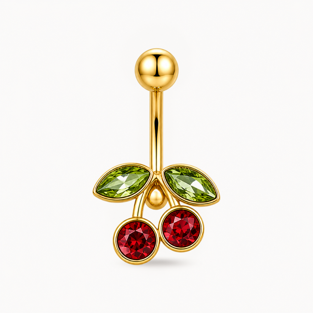 Cherry Navel Piercing • Titanium