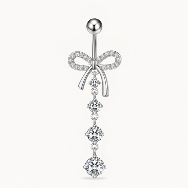 Bow Titanium Belly Button Piercing