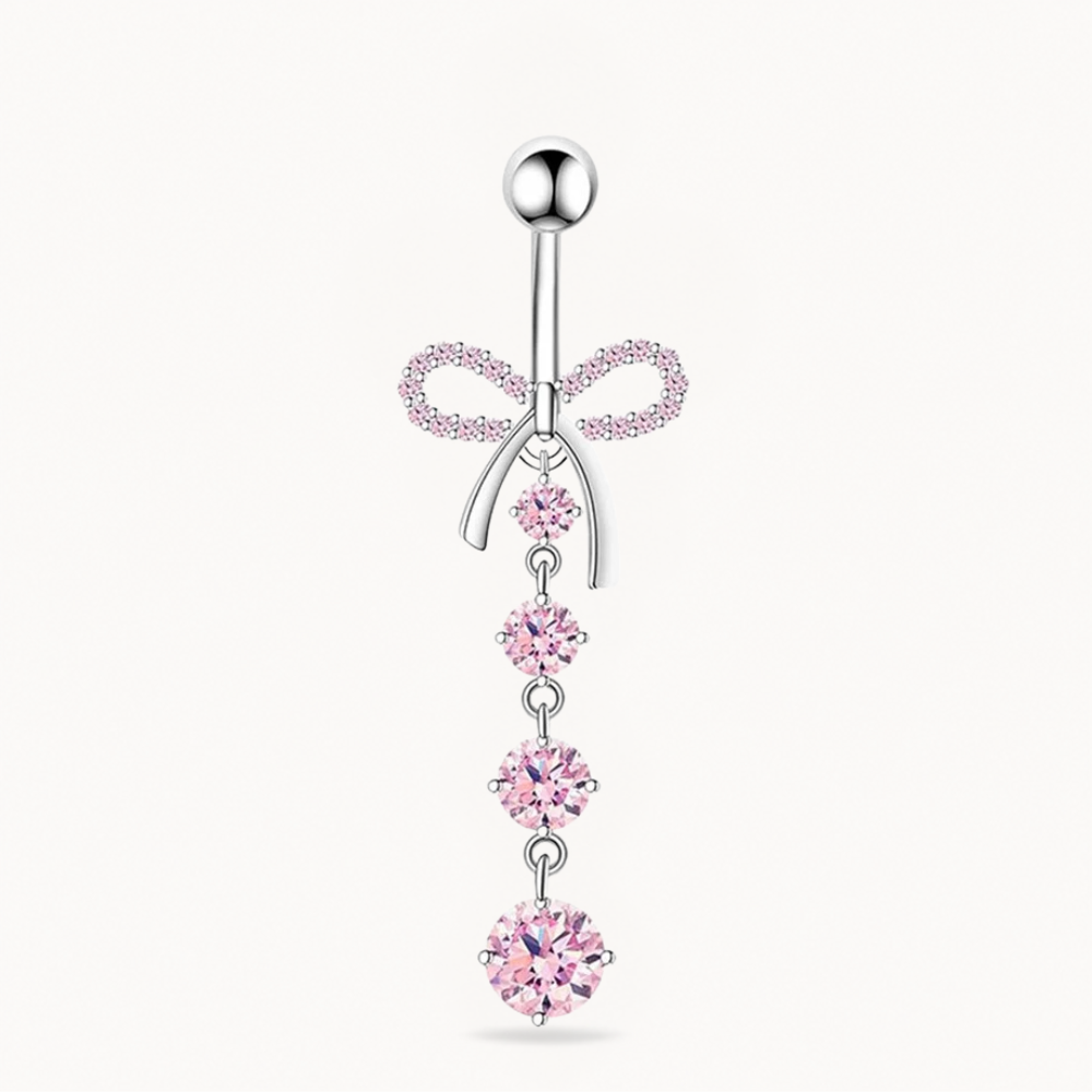 Bow Titanium Belly Button Piercing
