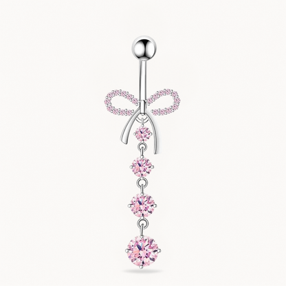Bow Titanium Belly Button Piercing
