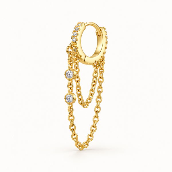 Cascade Earring • Stainless Steel