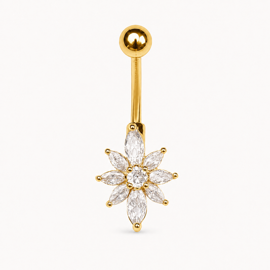 Star Titanium Belly Button Piercing