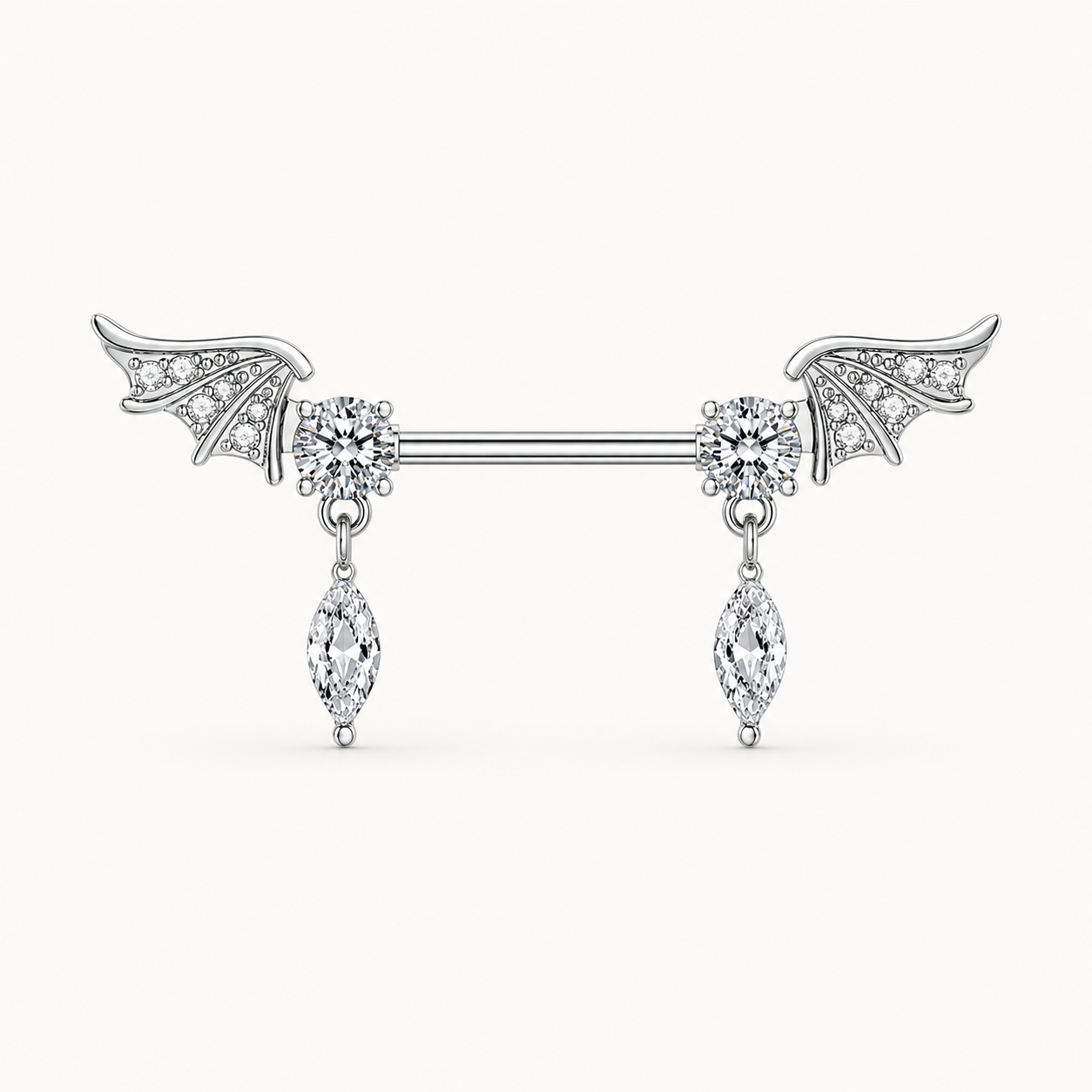 Dangle Nipple Piercing • Titanium • 2 PCS