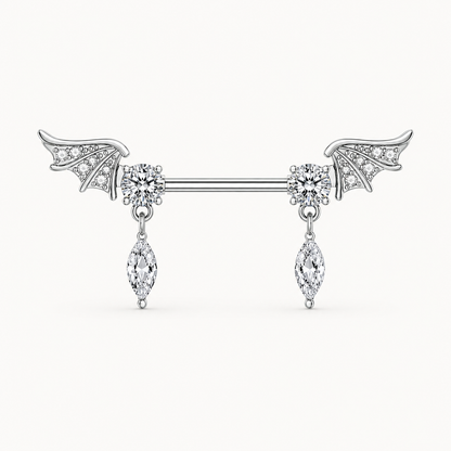 Dangle Nipple Piercing • Titanium • 2 PCS