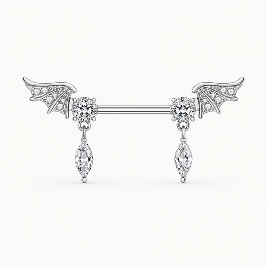 Dangle Nipple Piercing • Titanium • 2 PCS