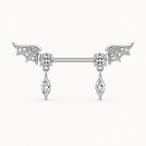 Dangle Nipple Piercing • Titanium • 2 PCS