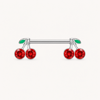 Cherry Nipple Piercing • Titanium • 2 PCS