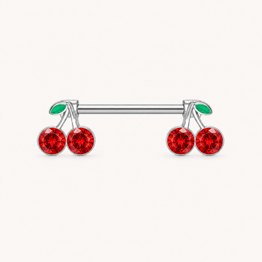 Cherry Nipple Piercing • Titanium • 2 PCS