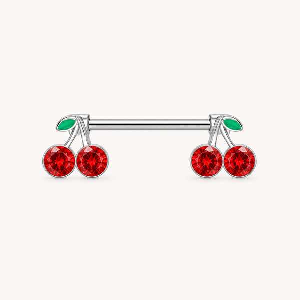 Cherry Nipple Piercing • Titanium • 2 PCS