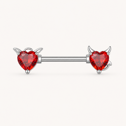 Demon Nipple Piercing • Titanium • 2 PCS