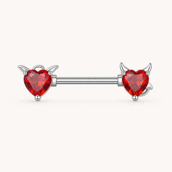 Demon Nipple Piercing • Titanium • 2 PCS