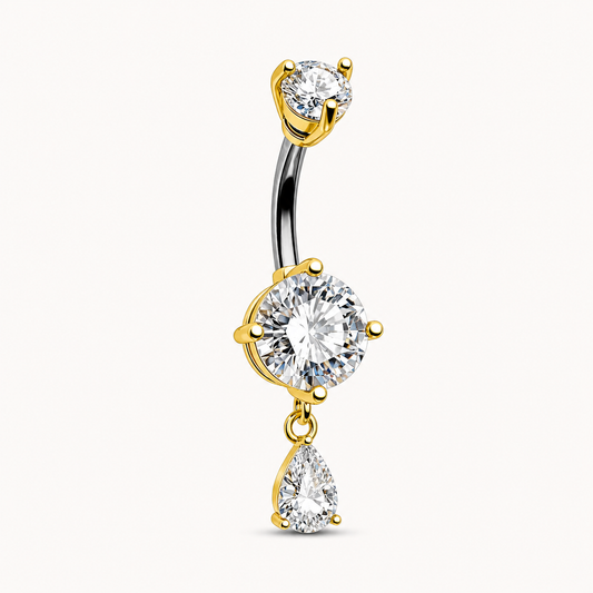 Elegant Titanium Belly Button Piercing