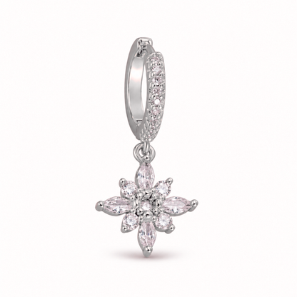 Sparkling Flower Earring • Stainless Steel