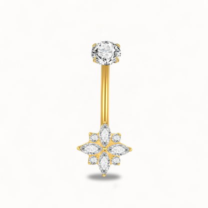 Minimalist Look Titanium Navel Piercing