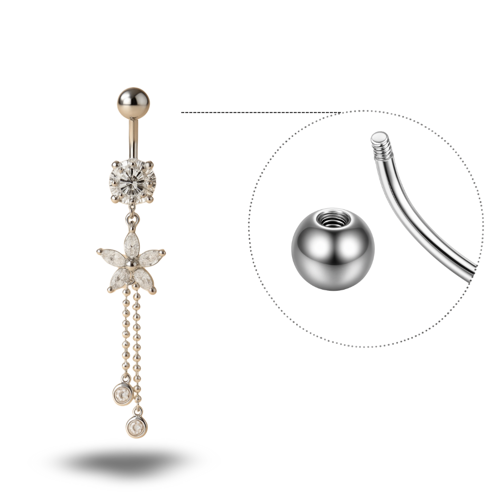 Chain Navel Piercing • Titanium