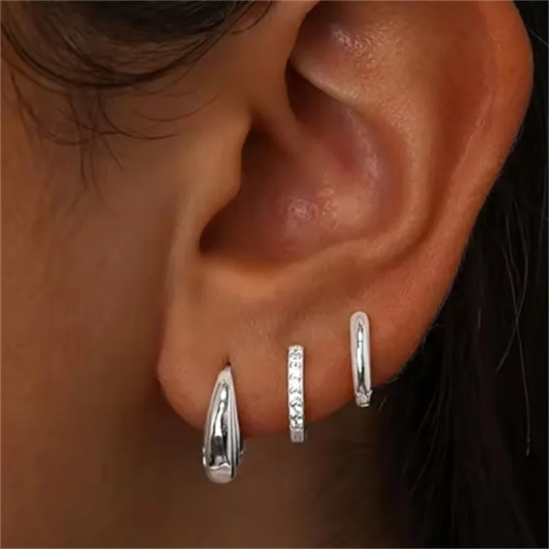 Chic Trio Ear Stack – Titanium