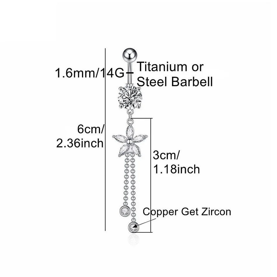 Chain Navel Piercing • Titanium