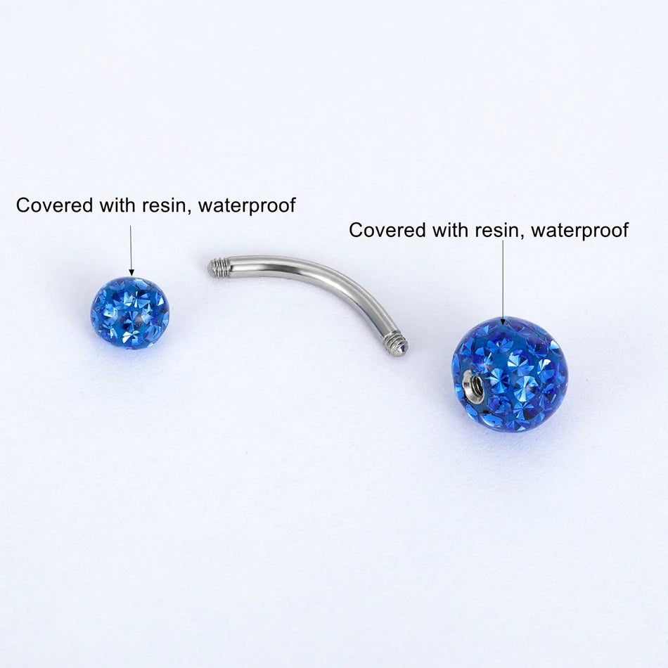 Sparkling Navel Piercing • Titanium