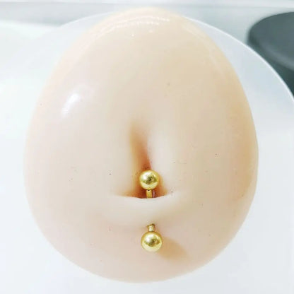 Titanium Barbell Belly Button Piercing