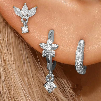 Signature Sparkle Ear Stack – Titanium