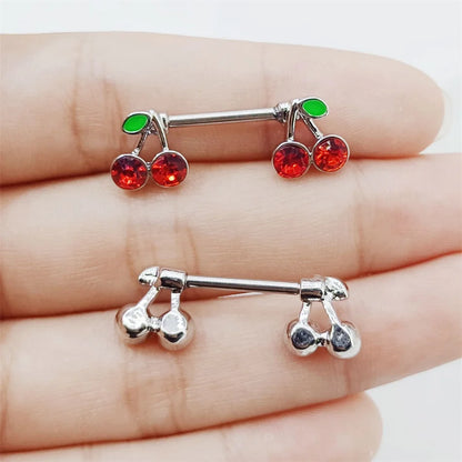 Cherry Nipple Piercing • Titanium • 2 PCS