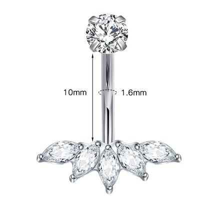 Elegant Design Titanium Navel Piercing