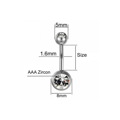 Titanium Navel Piercing