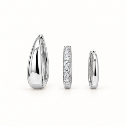 Chic Trio Ear Stack – Titanium