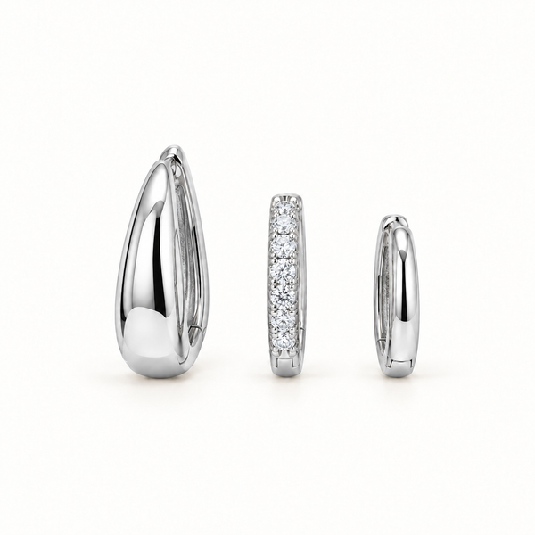 Chic Trio Ear Stack – Titanium
