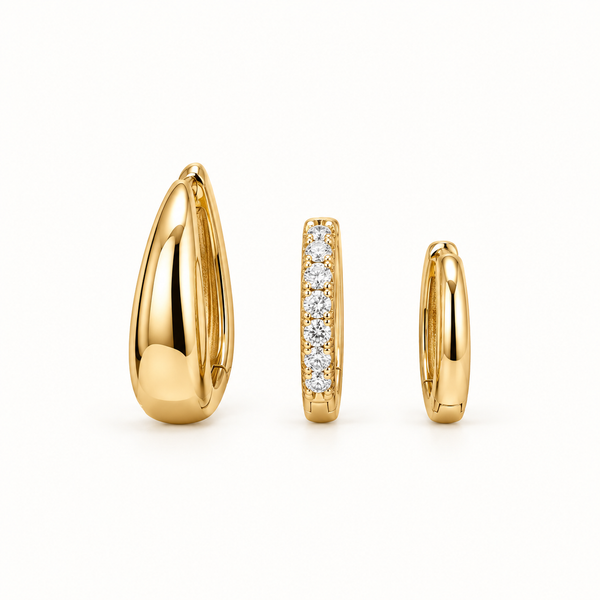 Chic Trio Ear Stack – Titanium