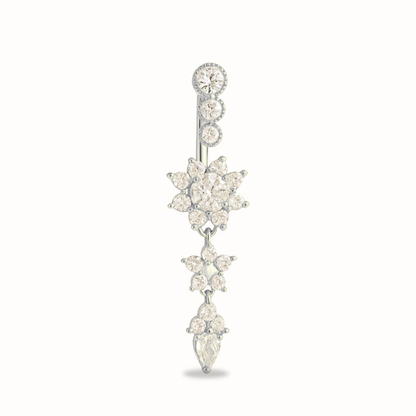 Flower Navel Piercing • Titanium