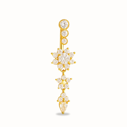 Flower Navel Piercing • Titanium