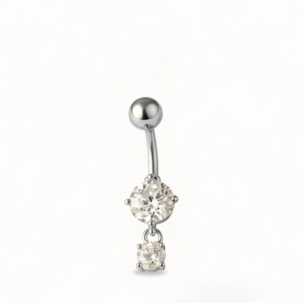 Dangling Titanium Belly Button Piercing